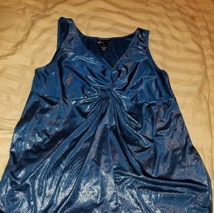 Glimmering tank blouse